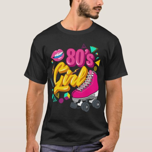 80年代のパーティーパーティー衣装ヴィンテージレトロ Tシャツ (正面)