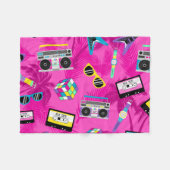 80年代のパーティー フリースブランケット (正面(横))