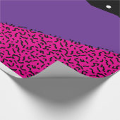 80年代のフラッシュバックの包装紙 ラッピングペーパー (角)