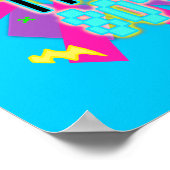 80年代のプリント ポスター (角)