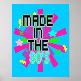 80年代のプリント ポスター