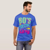 80年代のプロムの王様 面白いディスコの懐かしい思い出 Tシャツ (正面フル)