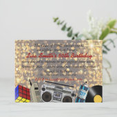 80年代のプロムパーティー 招待状 (スタンド正面)