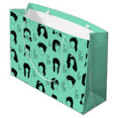 80年代のヘアスタイル ラージペーパーバッグ (裏面アングル)