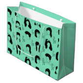 80年代のヘアスタイル ラージペーパーバッグ (正面アングル)