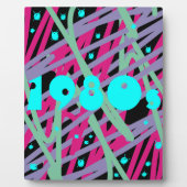 80年代のポスタープラーク80年代の壁ヴィンテージスプラッシュアート フォトプラーク (正面)