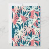 80年代のマイアミ・バースデーパーティーへようこそ 招待状 (裏面)