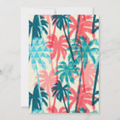 80年代のマイアミ・バースデーパーティーへようこそ 招待状 (裏面)