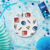 80年代のメンフィスの抽象芸術のスタイル ペーパープレート (パーティー)