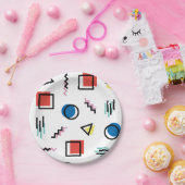 80年代のメンフィスの抽象芸術のスタイル ペーパープレート (パーティー)