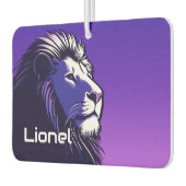 80年代のライオンパーソナライズされた カーエアーフレッシュナー (左)