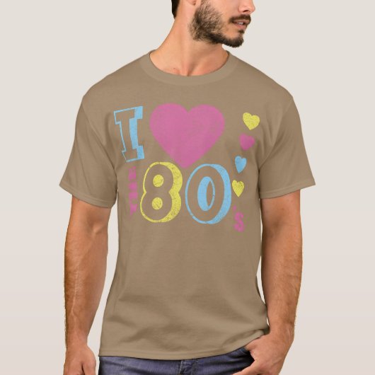 80年代のレトロが大好き Tシャツ (正面)
