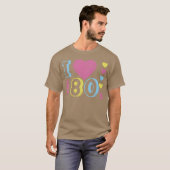 80年代のレトロが大好き Tシャツ (正面フル)