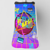 80年代のレトロカセットテープ古学校 ゴルフヘッドカバー (回転90)