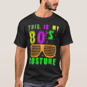 80年代のレトロファッションスローバック文化1980ディスコMu Tシャツ