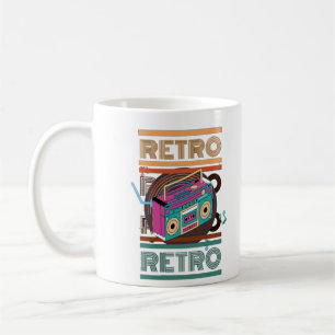 80年代のレトロボックス コーヒーマグカップ