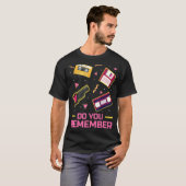 80年代のレトロ衣装テーマパーティー衣装90年代P Tシャツ (正面フル)