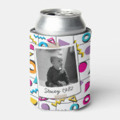 80年代のレトロ40歳の誕生日ヴィンテージ写真 缶クーラー (缶正面)