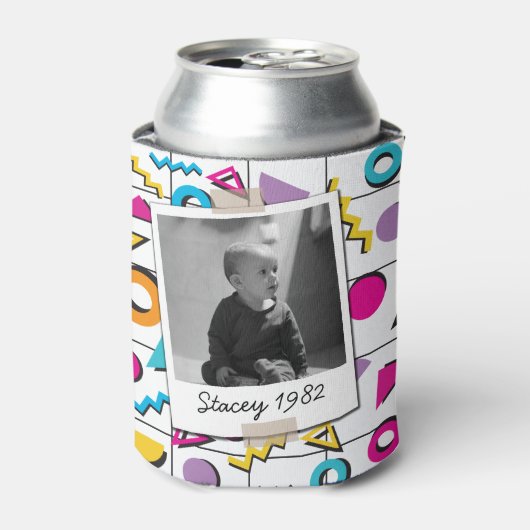 80年代のレトロ40歳の誕生日ヴィンテージ写真 缶クーラー (缶正面)
