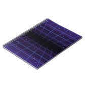 80年代のレトロSF背景のピクセルアート。ピクセルar ノートブック (左側)