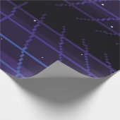 80年代のレトロSF背景のピクセルアート。ピクセルar ラッピングペーパー (角)