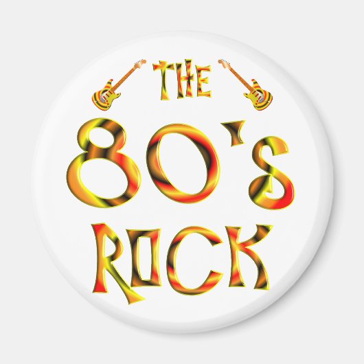 80年代のロック マグネット (正面)