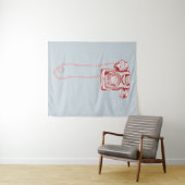 80年代のロータリダイヤル電話 タペストリー (インサイチュ(横))