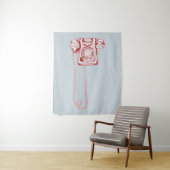 80年代のロータリダイヤル電話 タペストリー (インサイチュ)