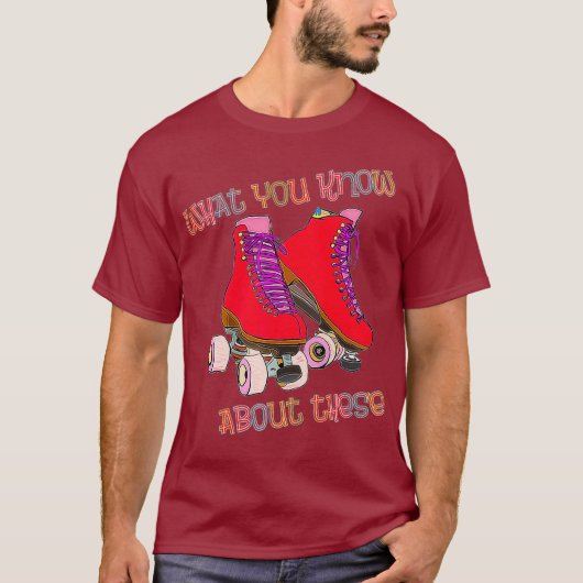 80年代のローラースケート - ローラー スケート - ディスコ - Tシャツ (正面)