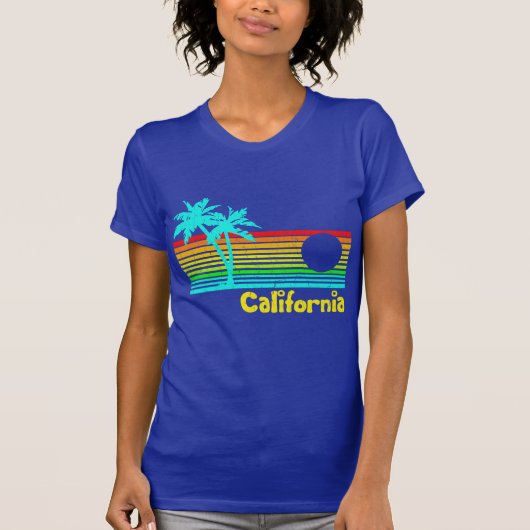 80年代のヴィンテージのレトロカリフォルニア Tシャツ (正面)