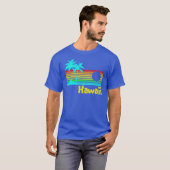 80年代のヴィンテージのレトロハワイ Tシャツ (正面フル)