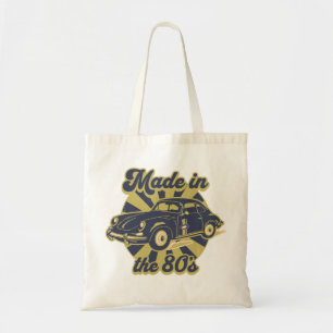 80年代のヴィンテージ黄金クラシック車の愛好家で作られる トートバッグ