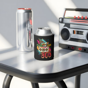 80年代のヴィンテージ80年代衣装パーティーカセット 缶クーラー