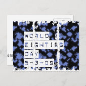 80年代の世界 ポストカード (正面/裏面)