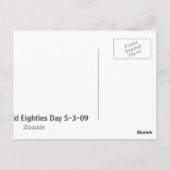 80年代の世界 ポストカード (裏面)