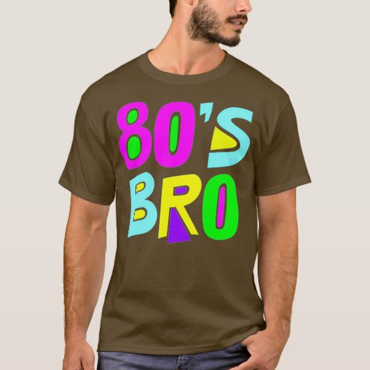 80年代の兄貴  80年代のコスチューム Tシャツ (正面)