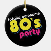 80年代の全素晴らしパーティー セラミックオーナメント (裏面)