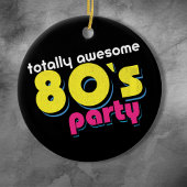 80年代の全素晴らしパーティー セラミックオーナメント