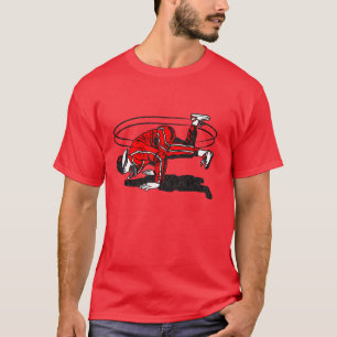 80年代の古い学校のヒップホップBreakdancer Tシャツ