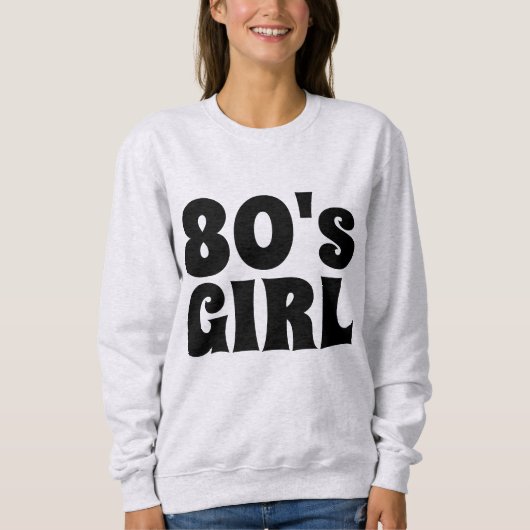 80年代の女子ヴィンテージTシャツとスウェットシャツ スウェットシャツ (正面)