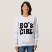 80年代の女子ヴィンテージTシャツとスウェットシャツ スウェットシャツ (正面フル)