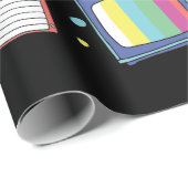 80年代の女性と男性の服が好きなパーティー ラッピングペーパー (ロールコーナー)