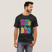 80年代の女性男性私の80年代のBro衣装P Tシャツ (正面フル)