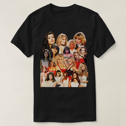 80年代の女性 Tシャツ (デザイン正面)
