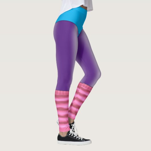 80年代の好気性トレーニングレオタールとレグワーマー レギンス (右)