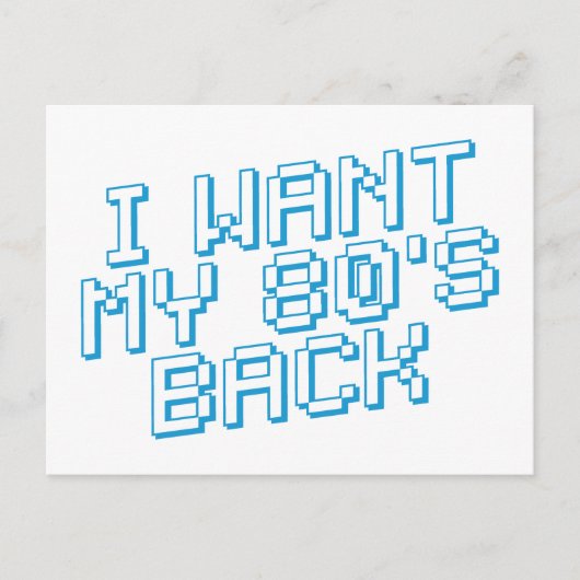 80年代の恋人 ポストカード (正面)