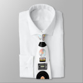 80年代の技術パターン ネクタイ (タイ)