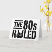 80年代の支配 カード (黄色い花)