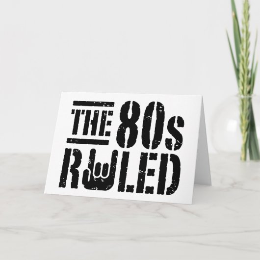 80年代の支配 カード (正面)