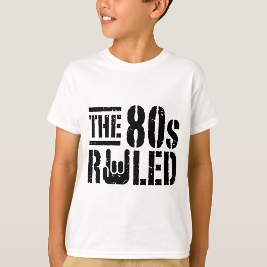 80年代の支配 Tシャツ (正面)